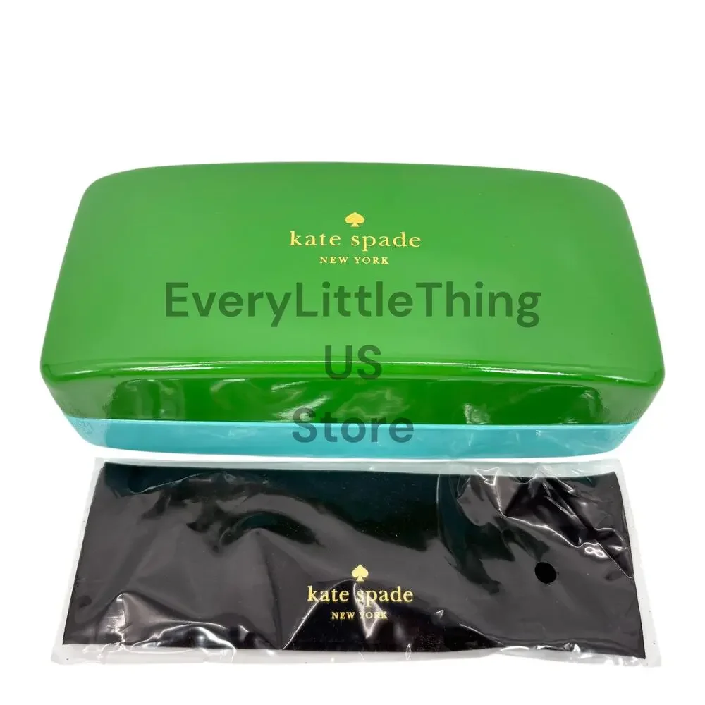 Kate Spade Sunglasses Case Eyeglasses Glasses Clamshell Hard Case w/ Cloth Only